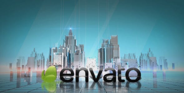 Newspaper Glass City Opener - Videohive Download 7845270