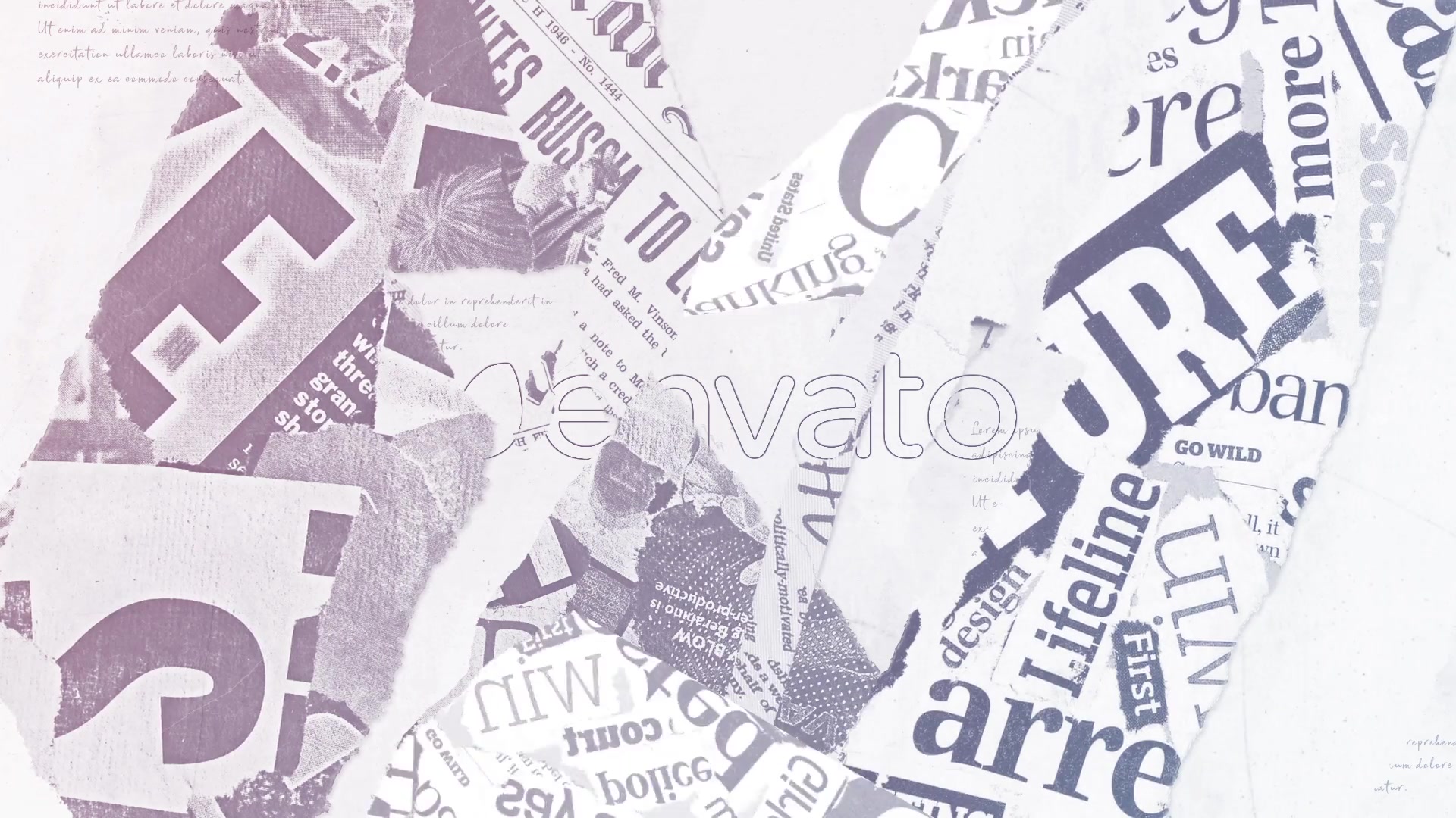 Newspaper Grunge Logo Videohive 33229789 After Effects Image 4
