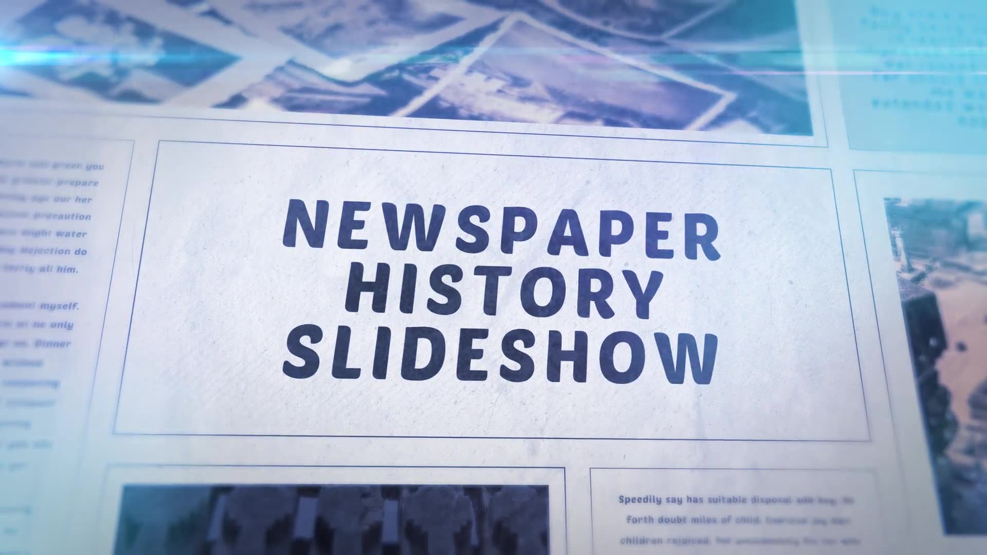 Newspaper History Slideshow Videohive 28766209 After Effects Image 3