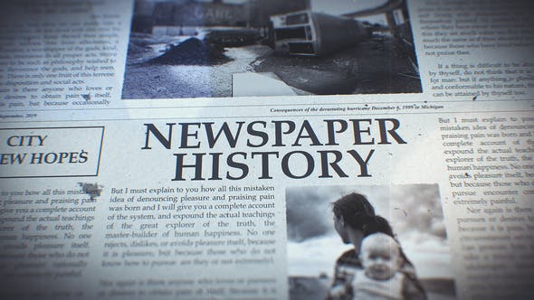 Newspaper History - Videohive 23664096 Download