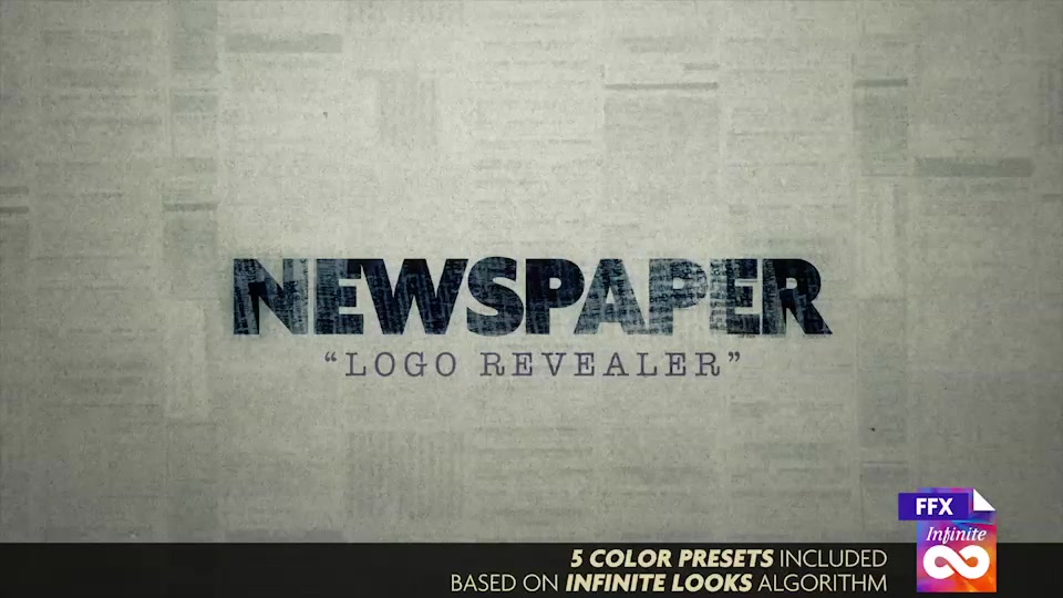 Newspaper Logo Reveal - Download Videohive 10159248