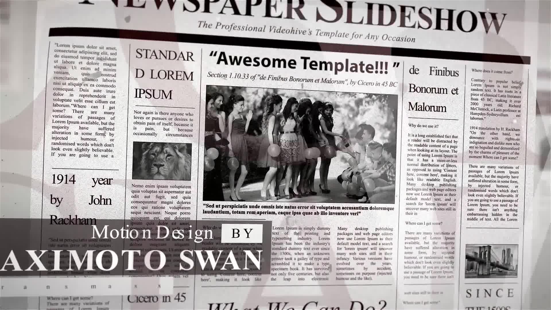 Newspaper Narrative Slideshow Videohive 23753814 After Effects Image 11
