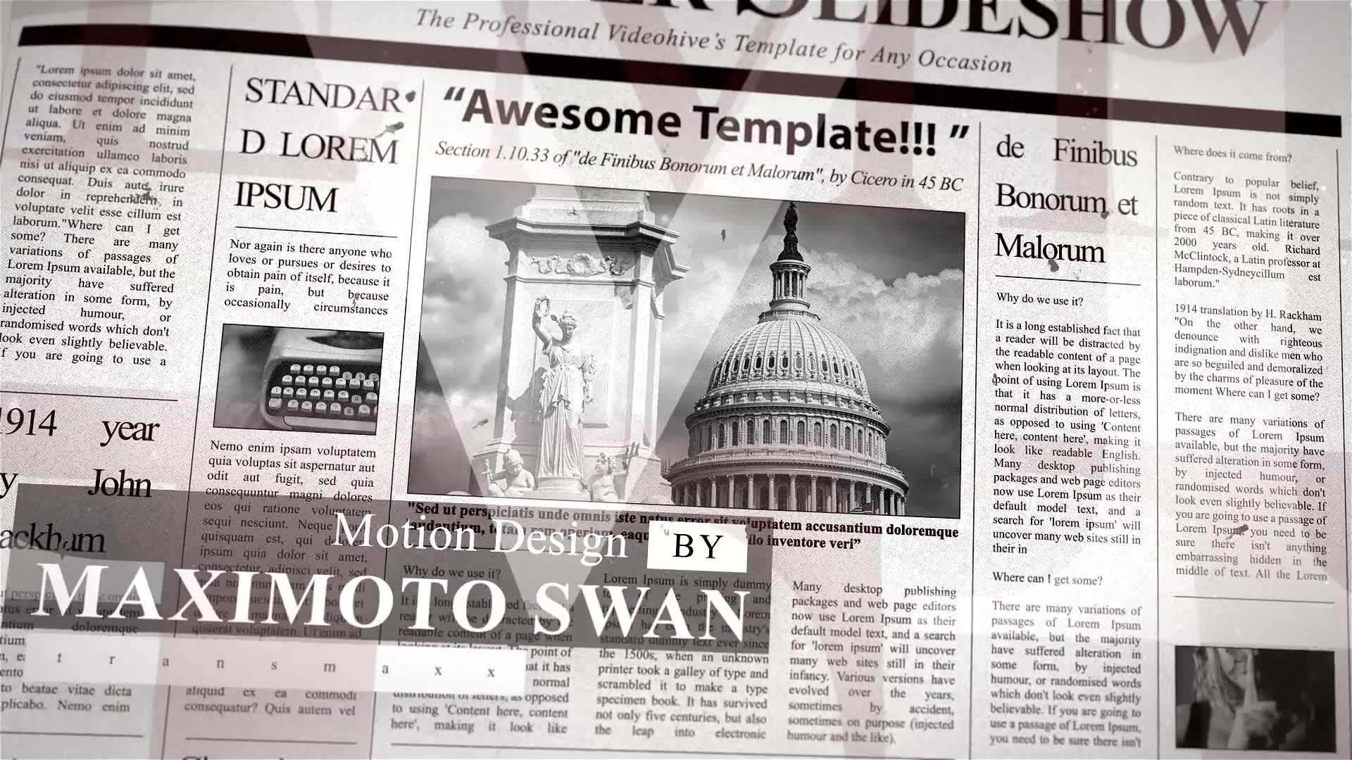 Newspaper Narrative Slideshow Videohive 23753814 After Effects Image 7