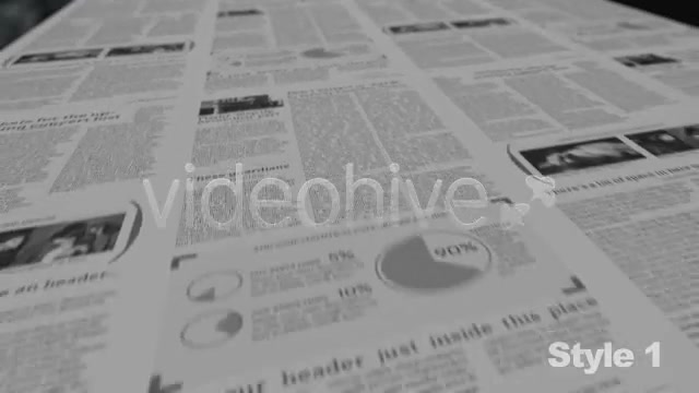 Newspaper Printing Press 2 Styles Looping - Download Videohive 2850154