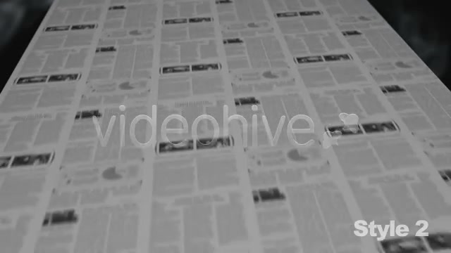 Newspaper Printing Press 2 Styles Looping - Download Videohive 2850154