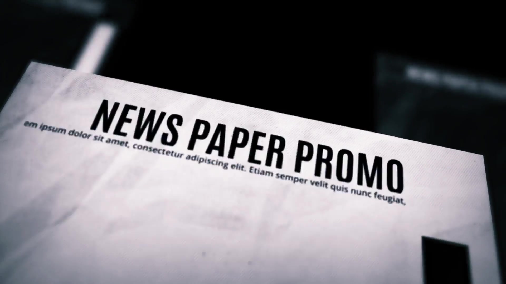 Newspaper Promo - Download Videohive 19819609