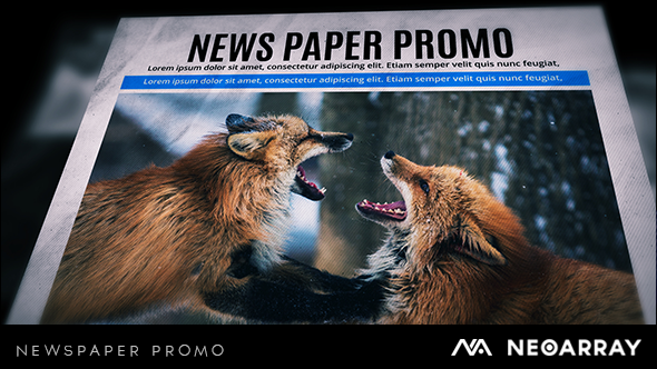 Newspaper Promo - Download Videohive 19819609