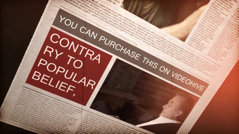 Newspaper Slideshow - Download Videohive 10649794