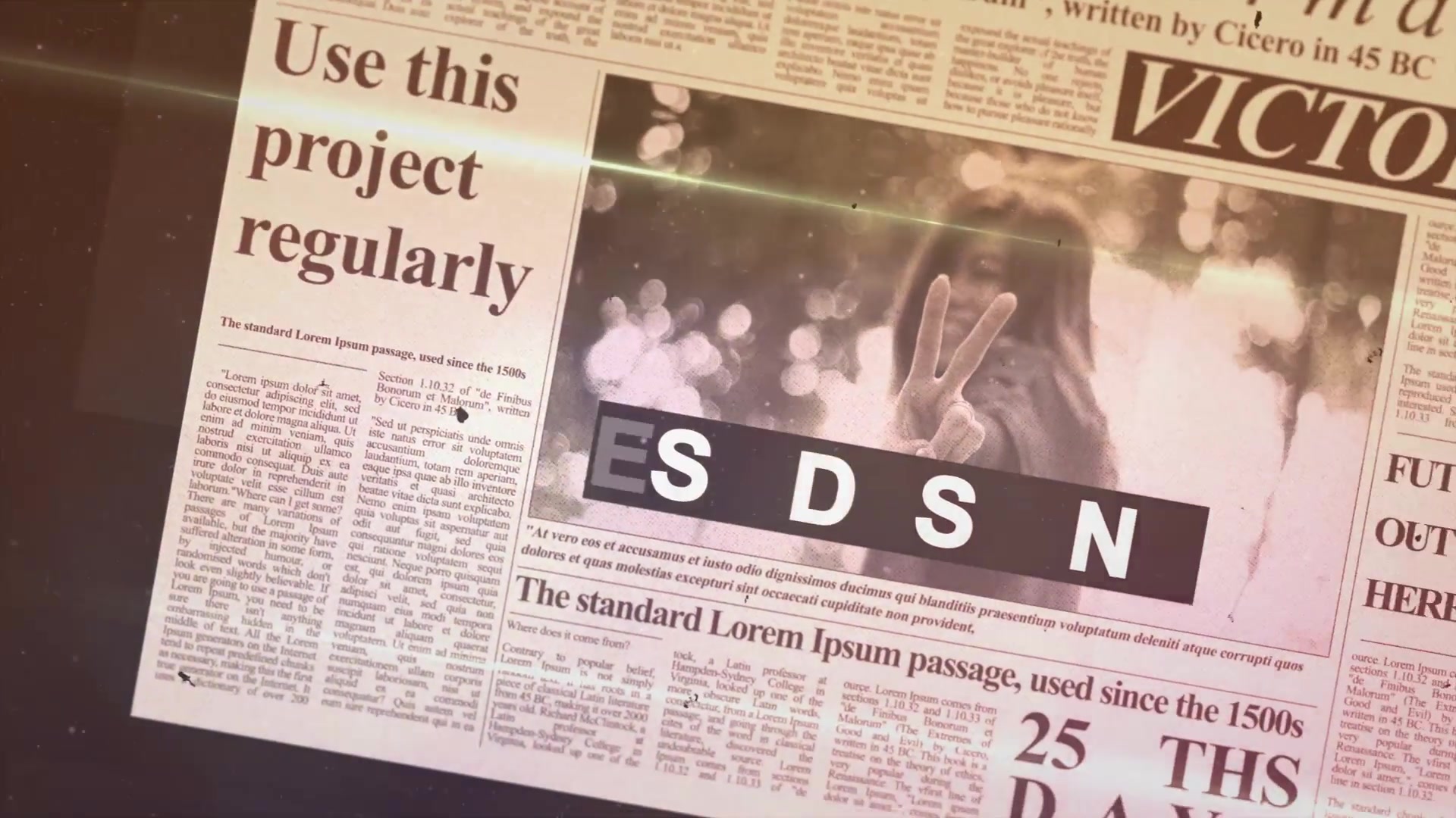 Newspaper Story Slideshow Videohive 26619513 Premiere Pro Image 8