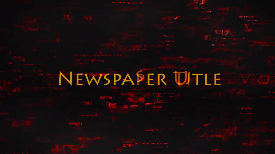Newspaper Title - Download Videohive 14883281