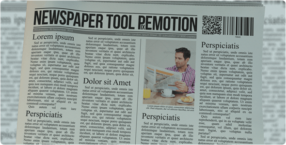 Newspaper Tool - Videohive Download 13002554