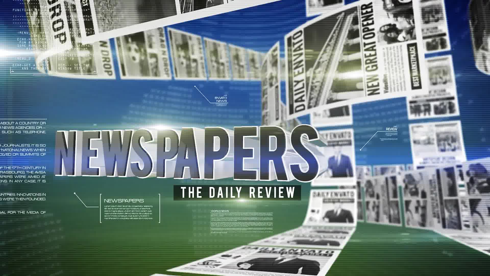 Newspapers Review Opener Videohive 12157625 After Effects Image 10