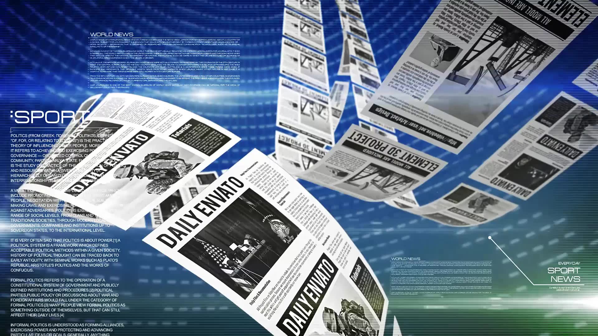 Newspapers Review Opener Videohive 12157625 After Effects Image 4