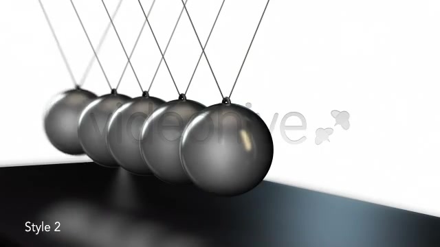 Newtons Cradle Pendulum Balls Series Of 3 Loop - Download Videohive 4441951