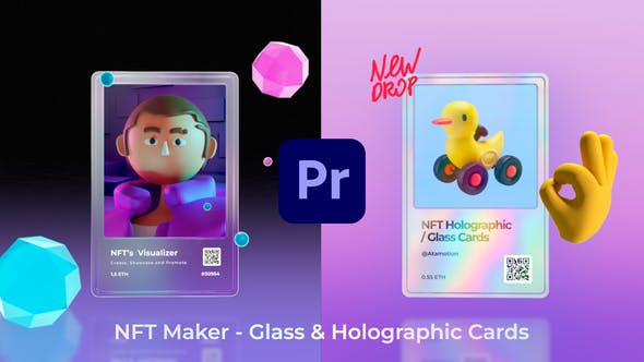 NFT Cards Promo - 39416885 Download Videohive