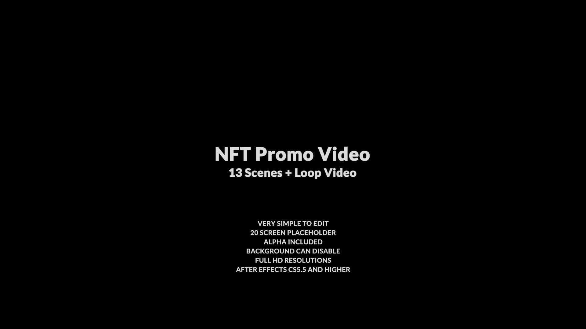 NFT Collection Promo | Glass Mockup Videohive 36328775 After Effects Image 1