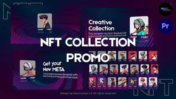 NFT Collection Promo | MOGRT - 36110565 Videohive Download