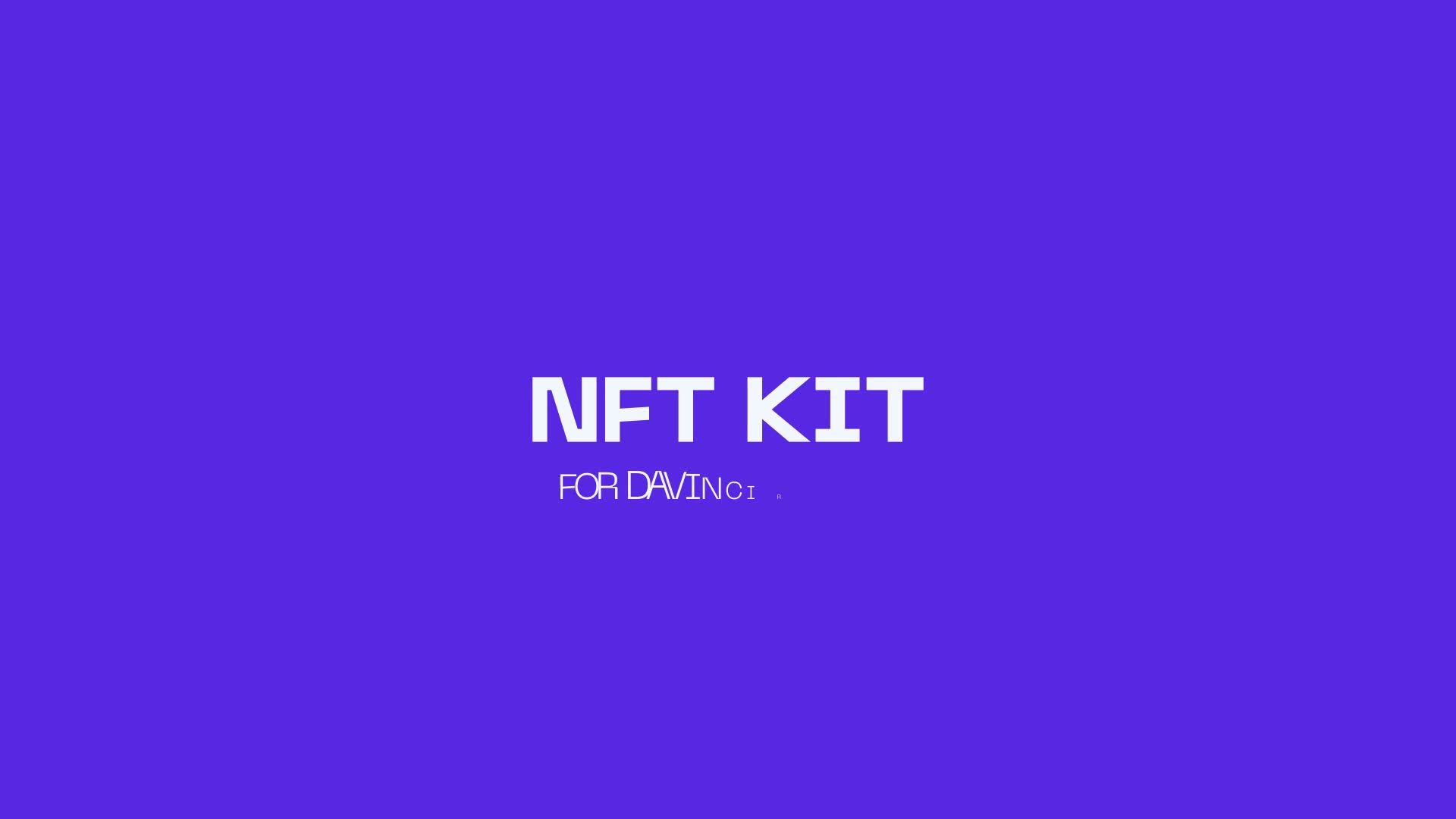 NFT Kt for Davinci Resolve Videohive 37308168 DaVinci Resolve Image 1