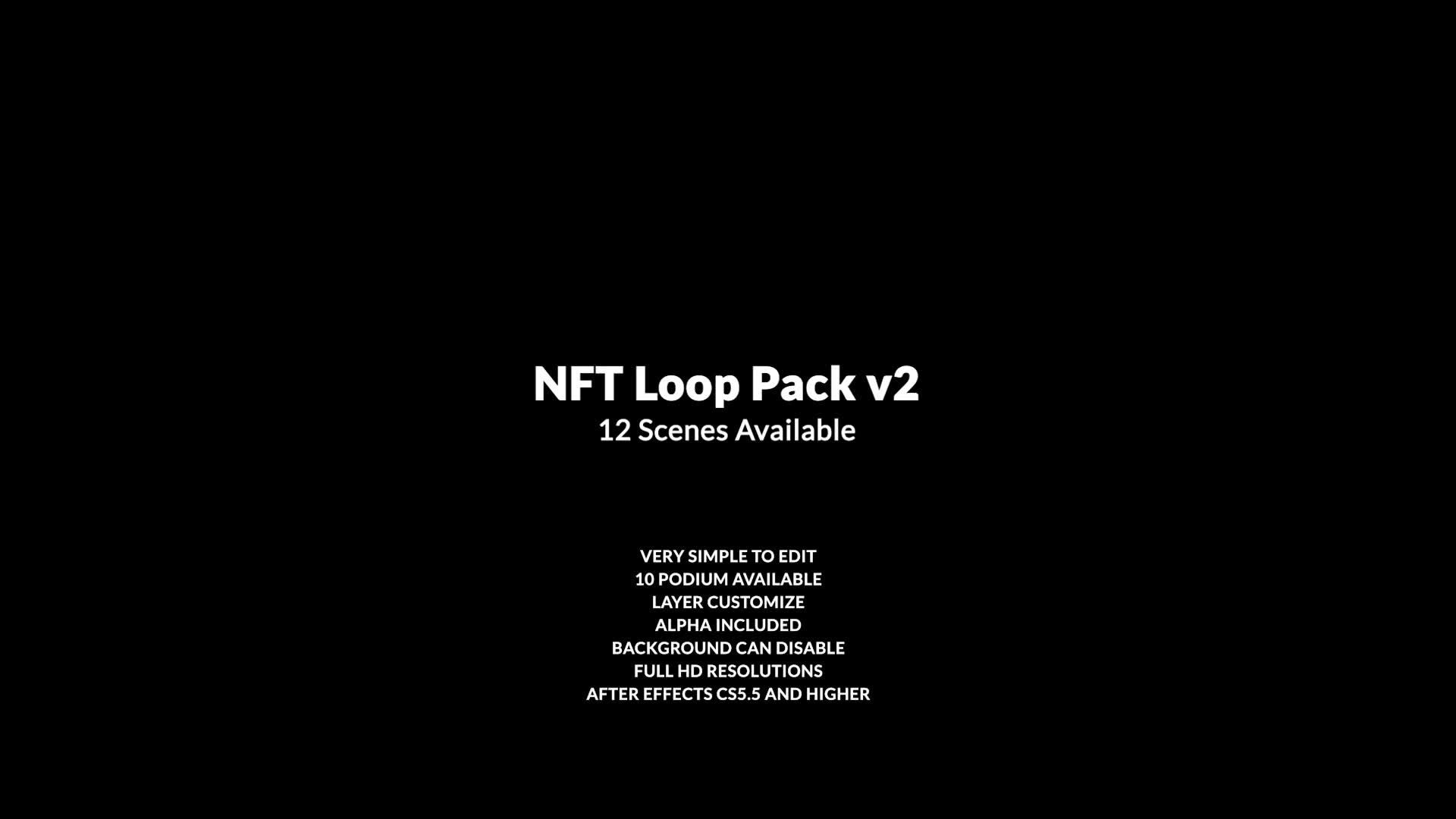 NFT Loop Mockup Pack v2 Videohive 36511715 After Effects Image 1