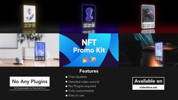 NFT Promo Kit Final Cut Pro X & Apple Motion - Download 35988889 Videohive