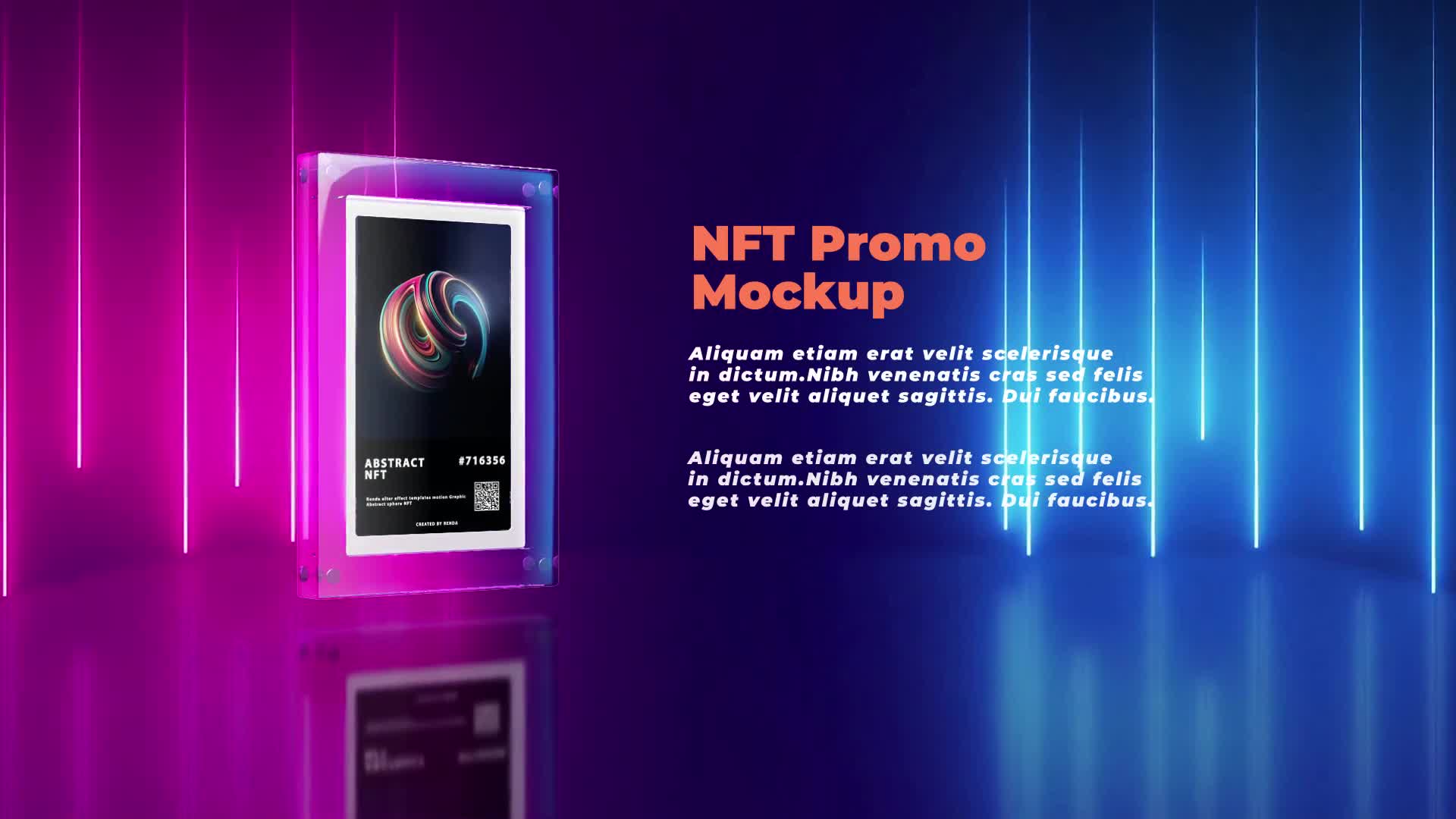 NFT Promo Mock Up Videohive 35858526 After Effects Image 1