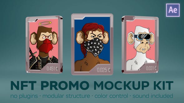 NFT Promo MockUp Kit - Videohive 38250076 Download