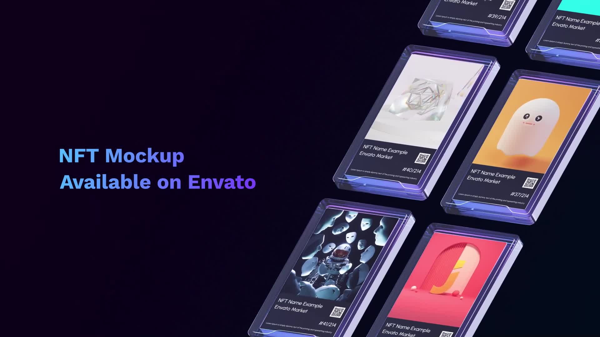 NFT Promotion Mockup Single Card and Promo Videohive 36156361 Download ...