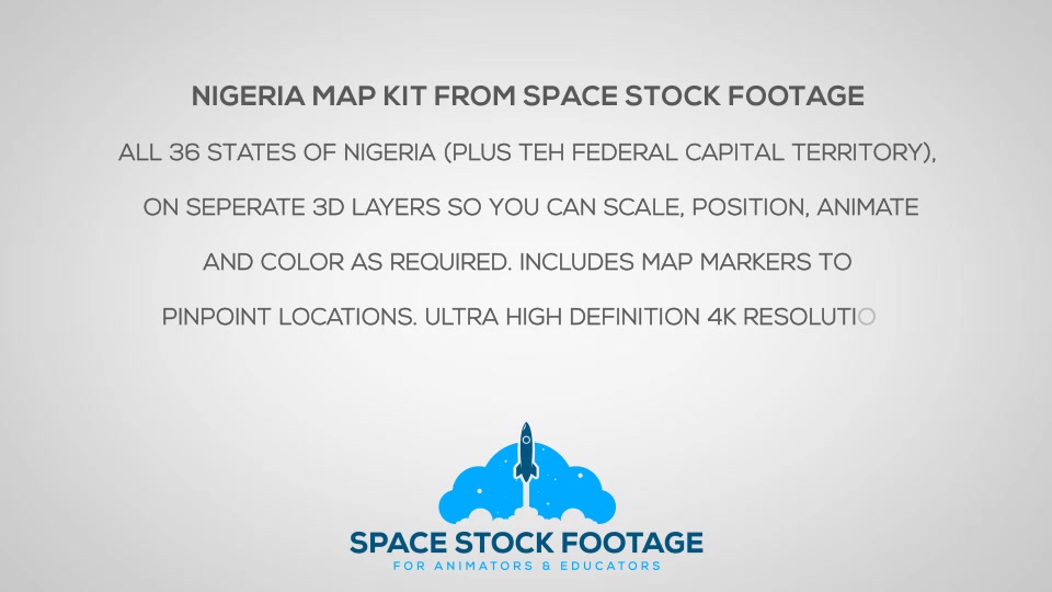 Nigeria Map Kit Videohive 26805762 After Effects Image 11