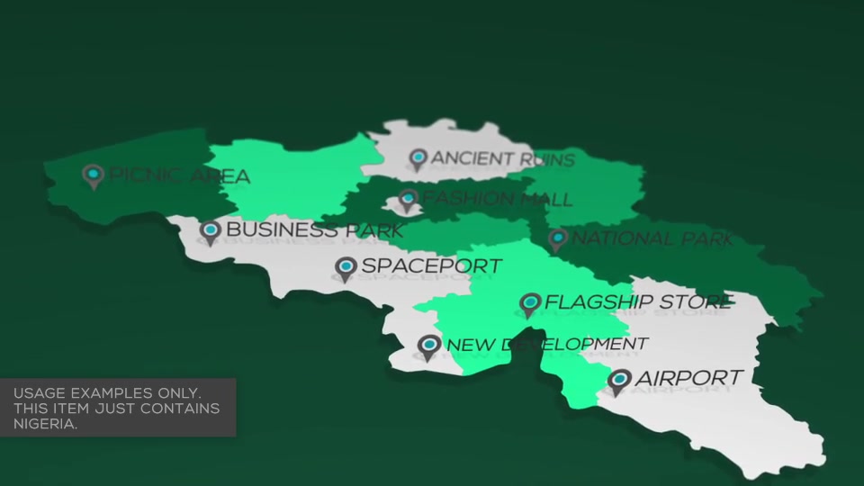 Nigeria Map Kit Videohive 26805762 After Effects Image 8