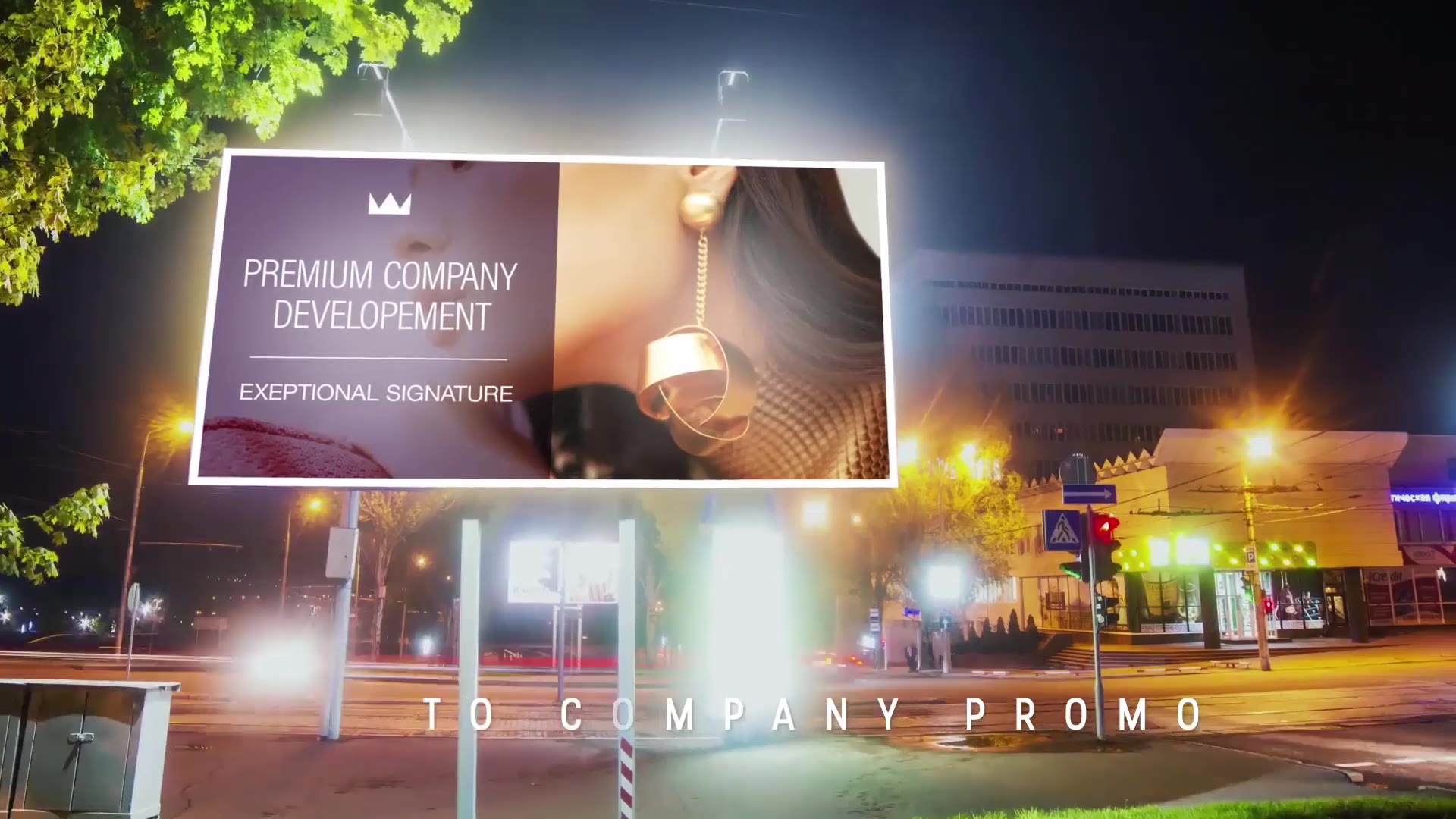 Night Billboard Mockup | For Final Cut & Apple Motion Videohive 30745305 Apple Motion Image 6