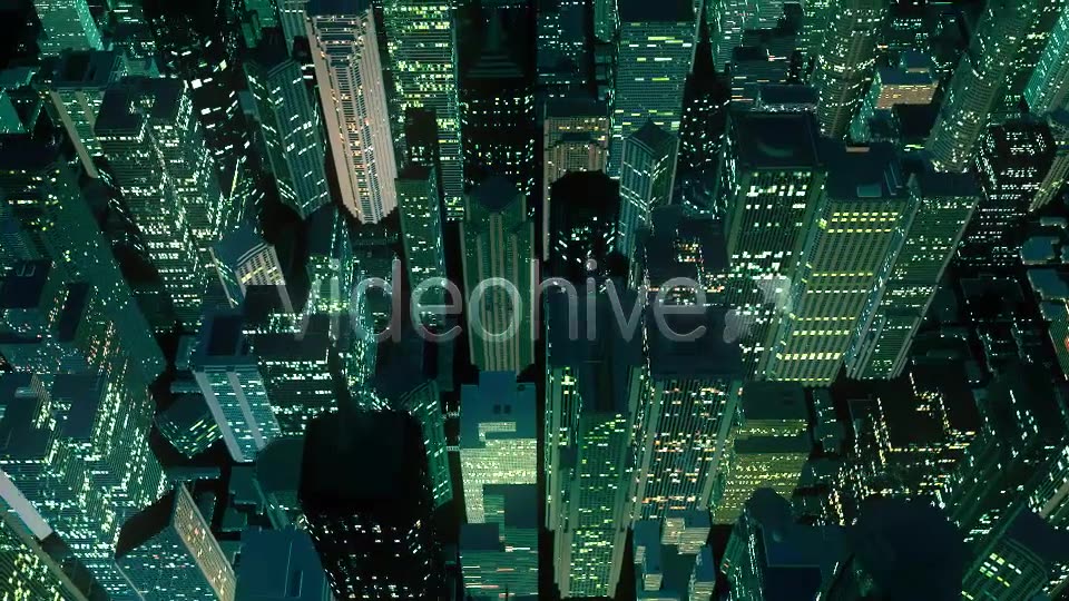 Night City Flight Videohive 9808529 Motion Graphics Image 3