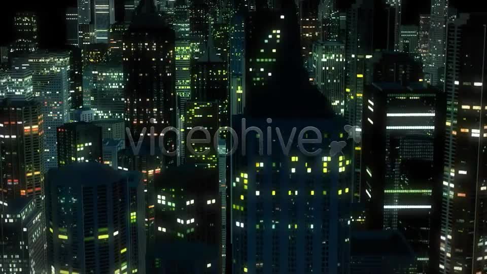 Night City Flight Seamless Motion Background Videohive 9818039 Motion Graphics Image 1