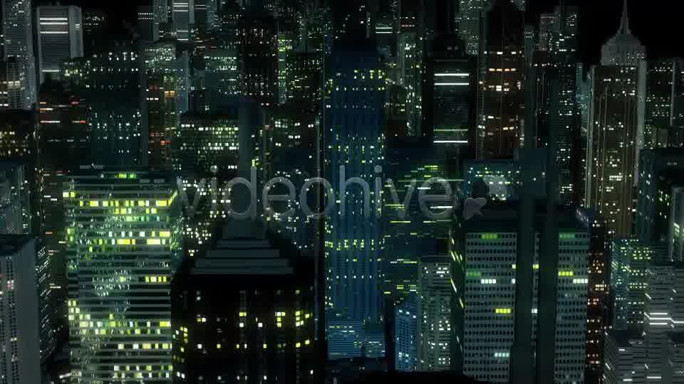 Night City Flight Seamless Motion Background Videohive 9818039 Motion Graphics Image 11
