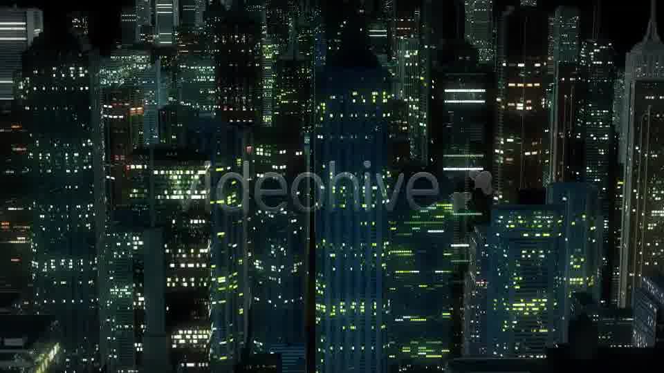 Night City Flight Seamless Motion Background Videohive 9818039 Motion Graphics Image 12