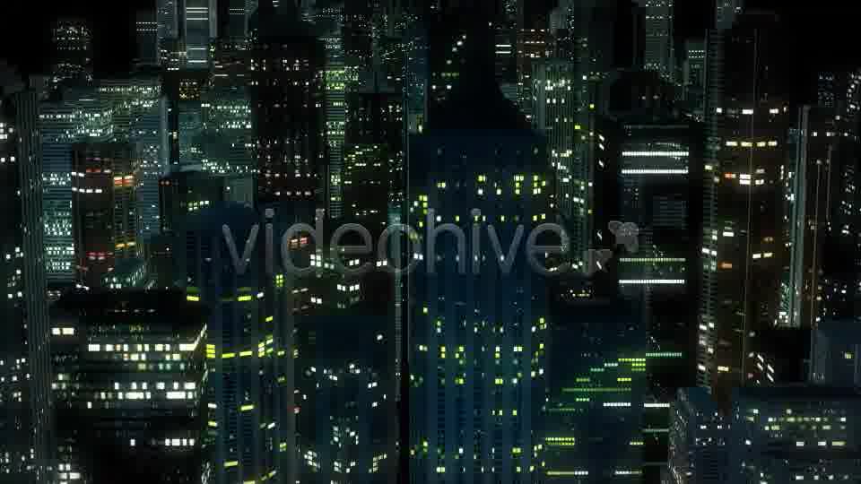 Night City Flight Seamless Motion Background Videohive 9818039 Motion Graphics Image 13