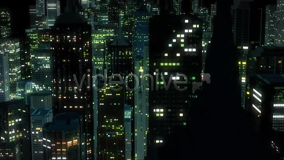 Night City Flight Seamless Motion Background Videohive 9818039 Motion Graphics Image 2