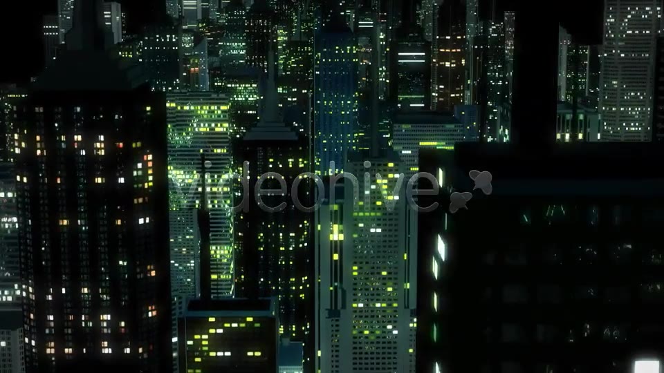 Night City Flight Seamless Motion Background Videohive 9818039 Motion Graphics Image 3