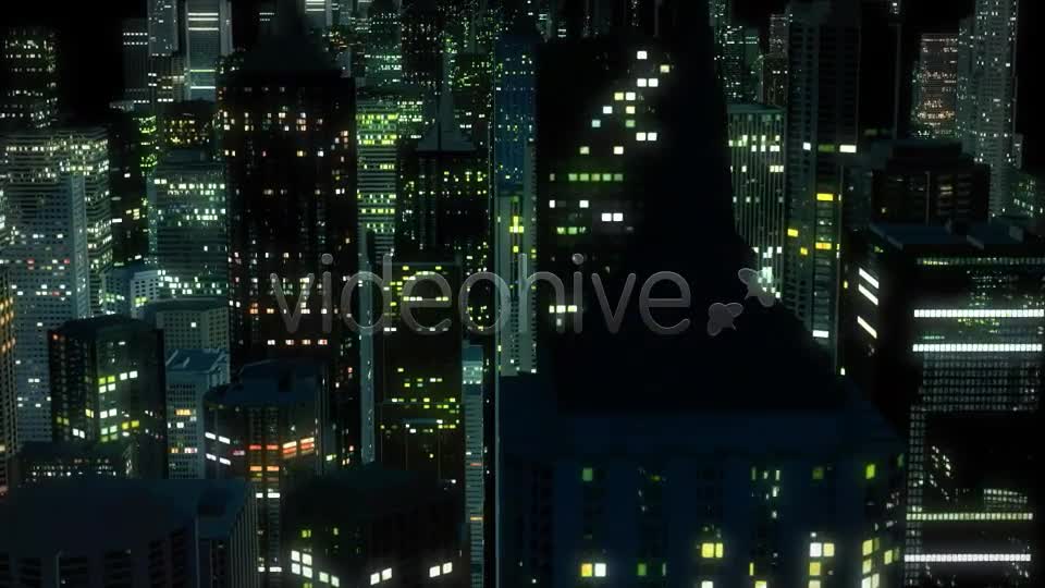 Night City Flight Seamless Motion Background Videohive 9818039 Motion Graphics Image 8