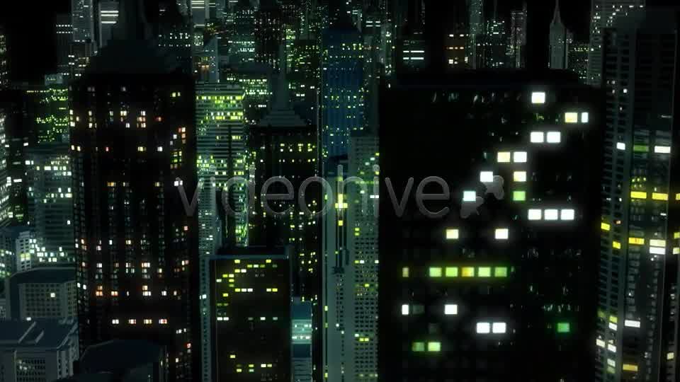 Night City Flight Seamless Motion Background Videohive 9818039 Motion Graphics Image 9