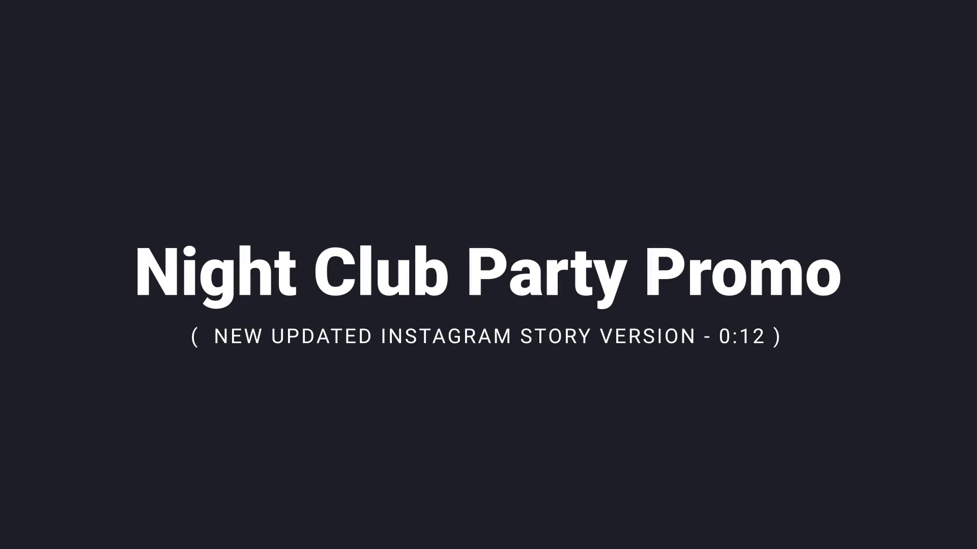 Night Club Party Promo Videohive 22478341 After Effects Image 5