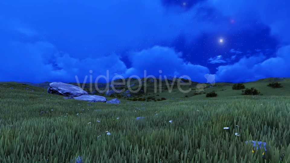 Night Field Landscape - Download Videohive 8178881