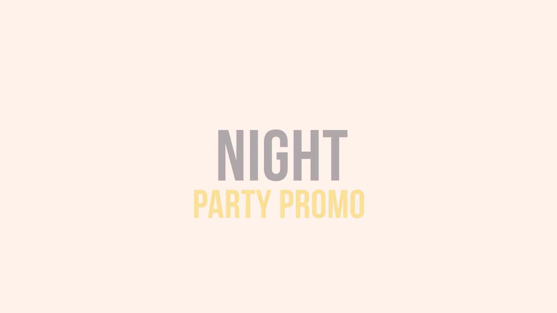 Night Party Promo Videohive 23992372 After Effects Image 1