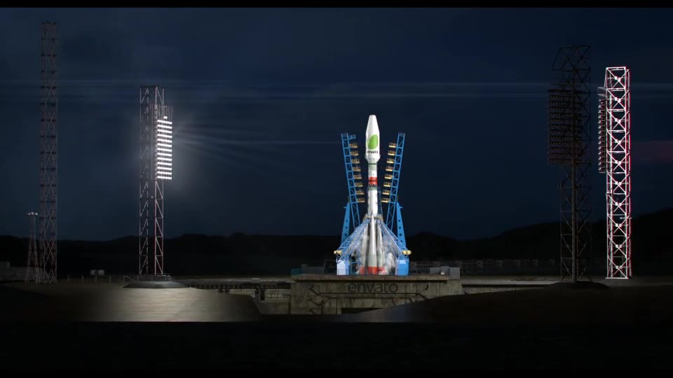 Night Rocket Launch Videohive 16614161 After Effects Image 2