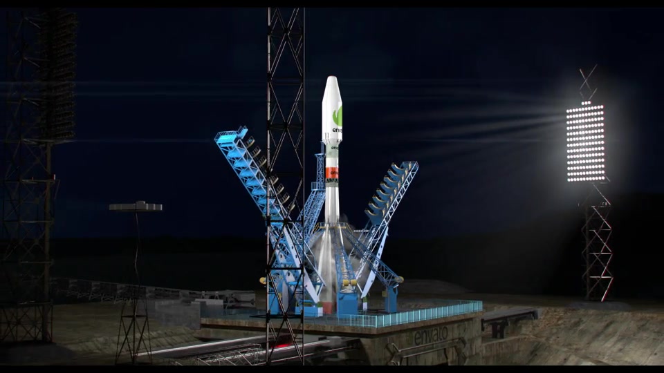 Night Rocket Launch Videohive 16614161 After Effects Image 3