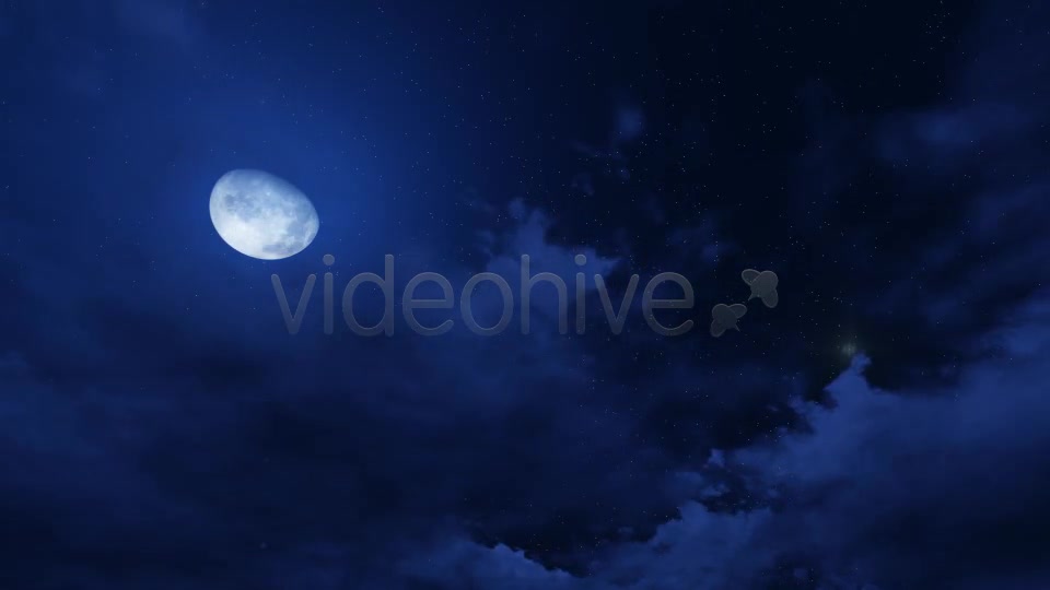 Night Sky and Clouds - Download Videohive 8713504