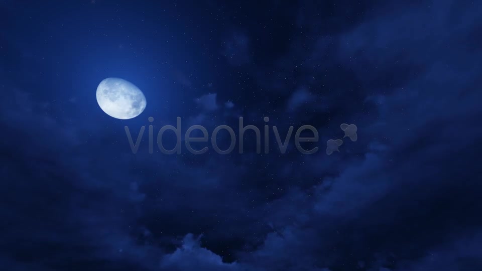 Night Sky and Clouds - Download Videohive 8713504