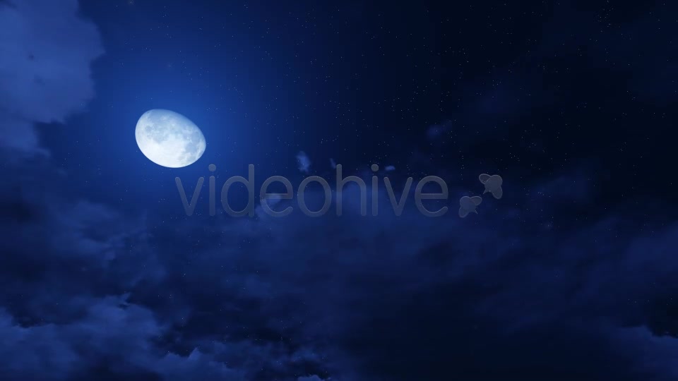 Night Sky and Clouds - Download Videohive 8713504