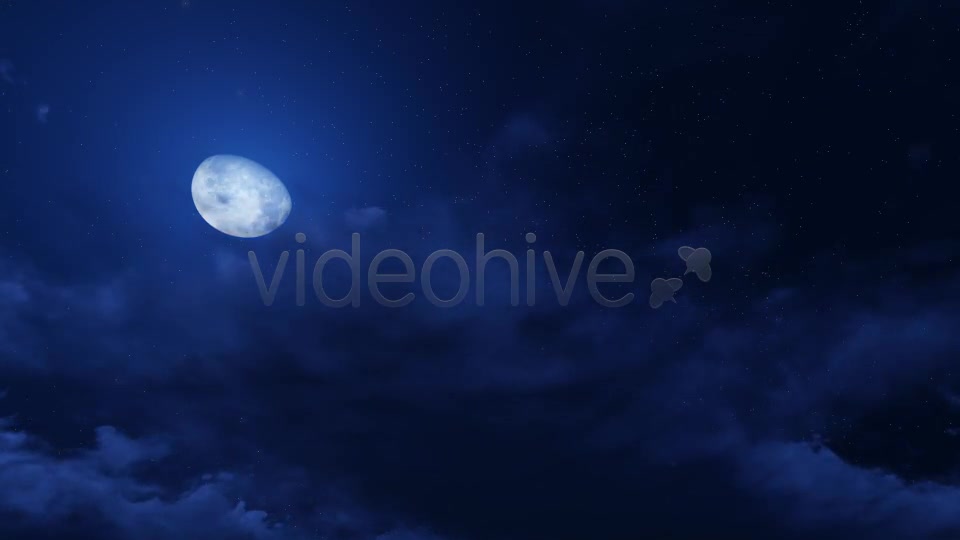 Night Sky and Clouds - Download Videohive 8713504