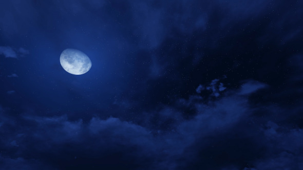 Night Sky and Clouds - Download Videohive 8713504