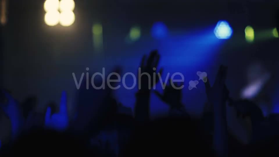 Nightlife People Crowd At Concert Or Club Party  Videohive 19115378 Stock Footage Image 2